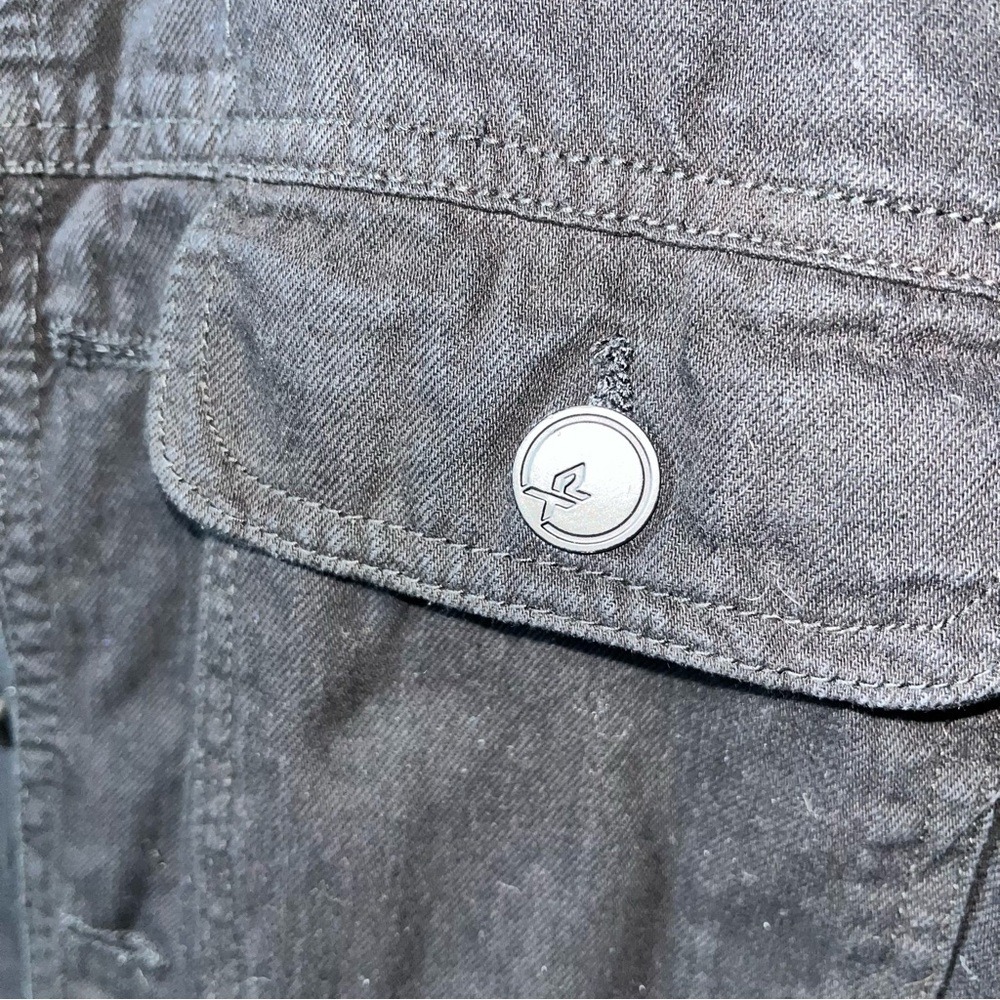 X RAY Jeans Men's Jacket - JET BLACK - MEN'S Medium. Fleece Lined. - Picture 2 of 14